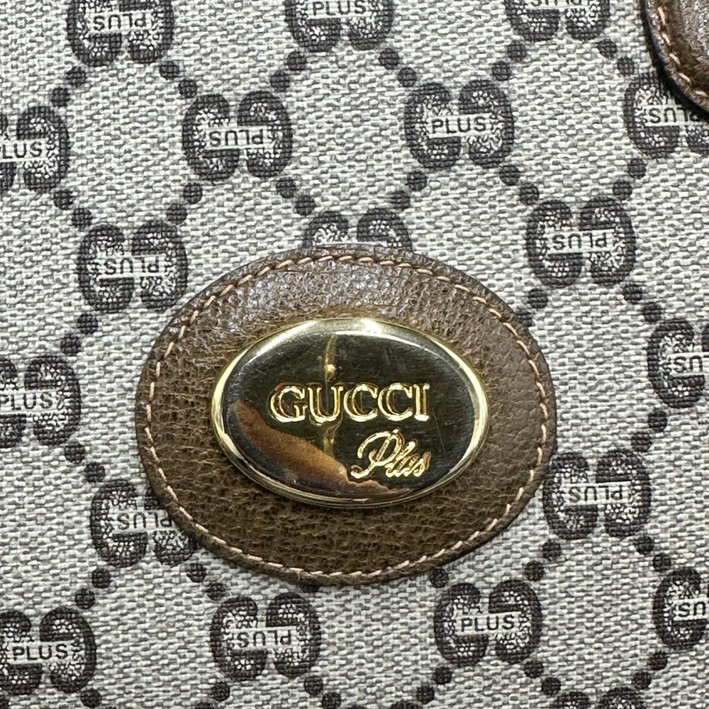 Gucci Brown Plus GG
Coated Canvas Boston Bag - Picture 4 of 15